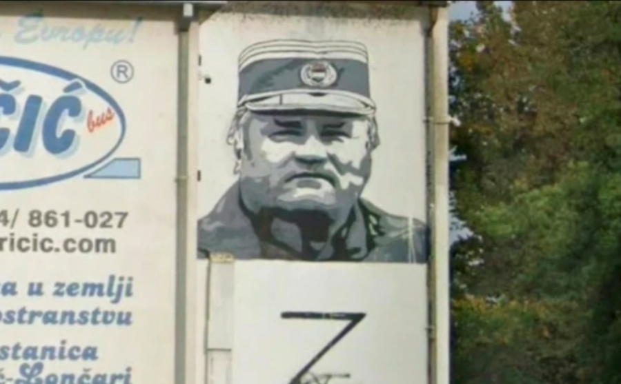 SKANDAL U BH. GRADU: Novi mural zločinca Ratka Mladića uznemirio mještane