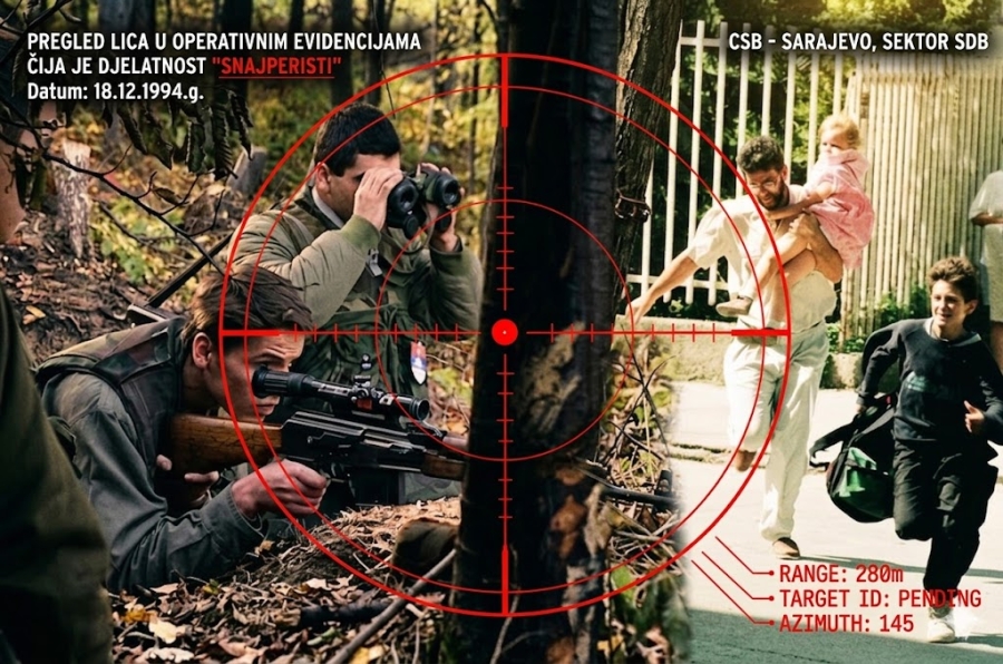 EKSKLUZIVNO / DOSJE 'SNAJPERI' (II DIO): Ko su SNAJPERISTI s operativnog popisa Službe državne sigurnosti BiH?