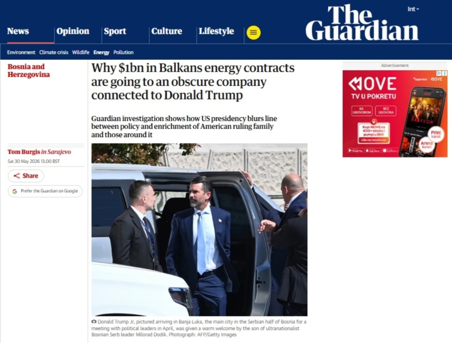 VELIKO ISTRAŽIVANJE 'GUARDIANA': Svi sumnjivi poslovi Trumpovih saradnika u BiH