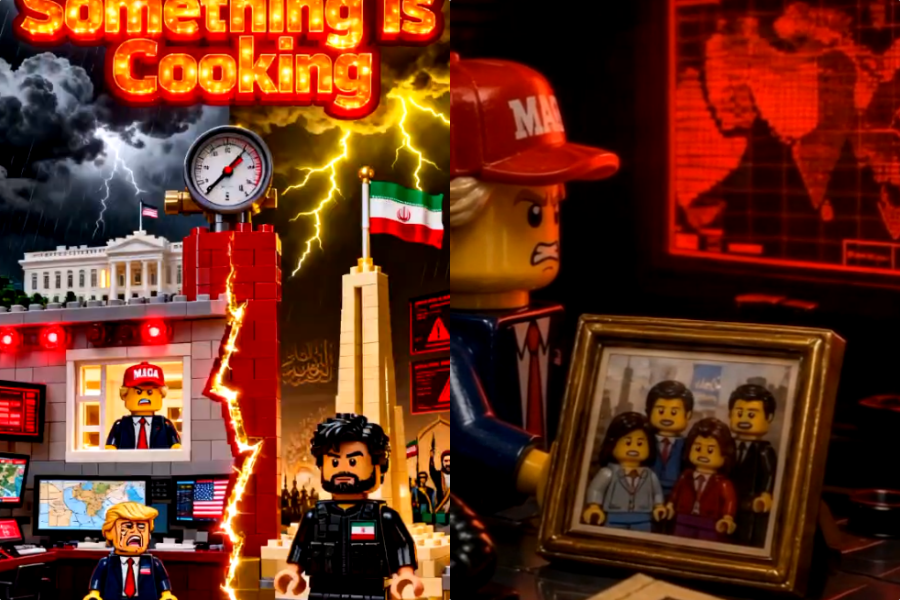 'NEŠTO SE KUHA': Pogledajte hit LEGO video koji ismijava oznojenog Trumpa zatvorenog u Bijeloj kući zbog Irana! (VIDEO)