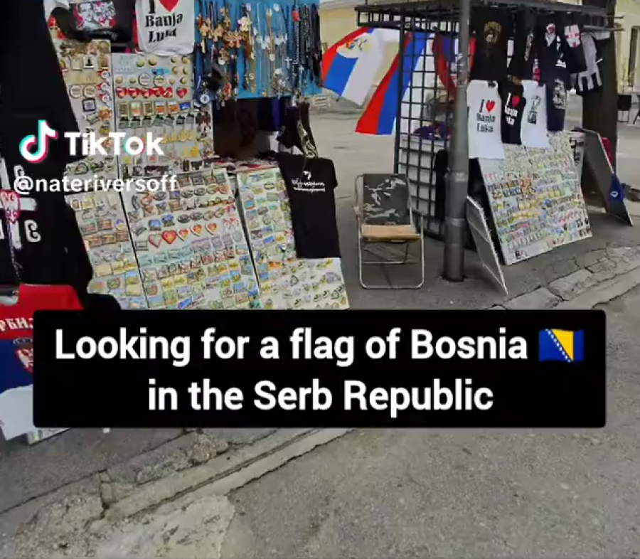 TURISTA IZNENAĐEN JER NIJE USPIO PRONAĆI ZASTAVU BIH U CENTRU BANJALUKE: 'Nevjerovatno, pa to je zastava vaše države' (VIDEO)