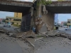 JEZIVI PRIZORI S GRANIČNOG PRIJELAZA GRADIŠKA: Ovo je dio urušenog mosta zbog kojeg je obustavljen saobraćaj...