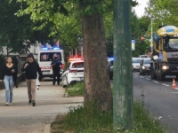SAOBRAĆAJNA NESREĆA U SARAJEVU: Učestvovalo i policijsko vozilo (FOTO)