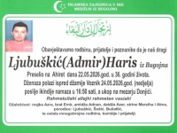 TUGA U BUGOJNU: Preminuo Haris Ljubuškić, sin heroja Armije RBiH i bratić policajca ubijenog u terorističkom napadu