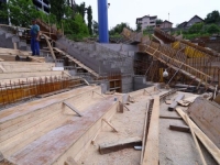 RADOVI NAPREDUJU: Počelo betoniranje južne tribine na Grbavici (FOTO)