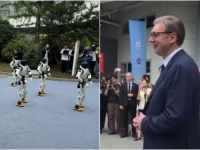 VUČIĆA U KINI DOČEKALI ROBOTI KOJI SU ZAIGRALI 'MORAVAC': Gledate snimak i mislite - ovako izgleda noćna mora