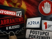UDAR NA VUČIĆEVE MEDIJSKE BUSTERE U CRNOJ GORI: Informer TV zabranjen na šest mjeseci, pokrenuti postupci protiv Adrie i Prve zbog...