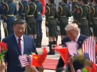 UŽIVO, IZ KINE: Na dočeku Donalda Trumpa uslijedilo je iznenađenje, američki predsjednik ostao je zatečen...