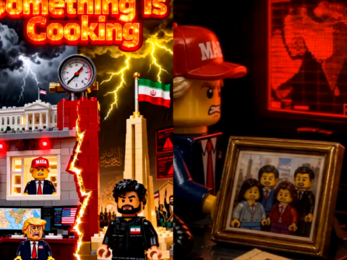 'NEŠTO SE KUHA': Pogledajte hit LEGO video koji ismijava oznojenog Trumpa zatvorenog u Bijeloj kući zbog Irana! (VIDEO)