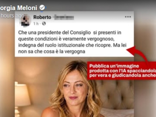 'ČAK ME JE I ULJEPŠAO...': Nakon što se proširila AI fotografija  talijanske premijerke u donjem rublju, oglasila se Meloni...