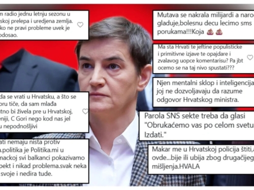OVO JE BAŠ BRUTALNO: Pročitajte kako su Srbi isprašili i izvrijeđali Brnabićku i stali u zaštitu Hrvata i Hrvatske
