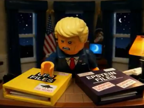 LEGO VIDEO KOJI JE ZAPALIO MREŽE: Trumpa 'izrešetali' zbog vanzemaljaca i Epsteina (VIDEO)
