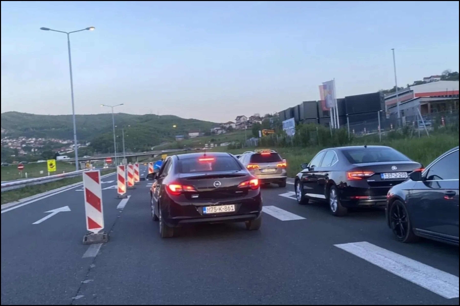 DO KADA ĆE OVO TRAJATI: Dugačke kolone vozila na ulazu u Sarajevo