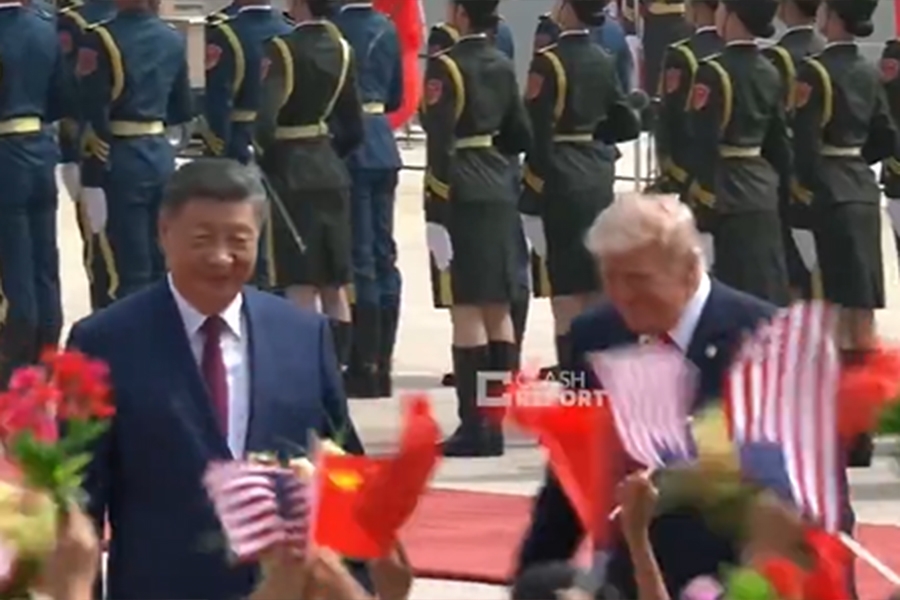 UŽIVO, IZ KINE: Na dočeku Donalda Trumpa uslijedilo je iznenađenje, američki predsjednik ostao je zatečen...