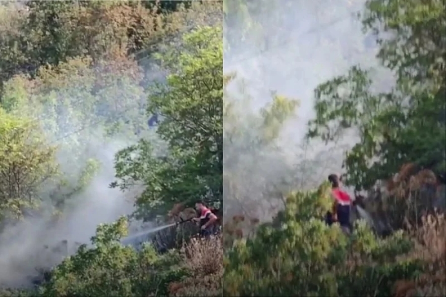 'SAČUVAJMO LJUDE I IMOVINU': Vatra se približila kućama kod Trebinja, vatrogasci pozvali mještane da im pomognu
