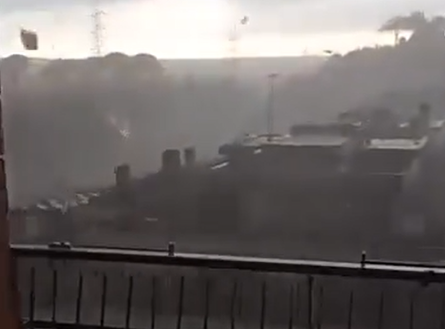 APOKALIPTIČNE SCENE U ITALIJI: Grad paralizovan, tornado uništavao sve pred sobom (VIDEO)