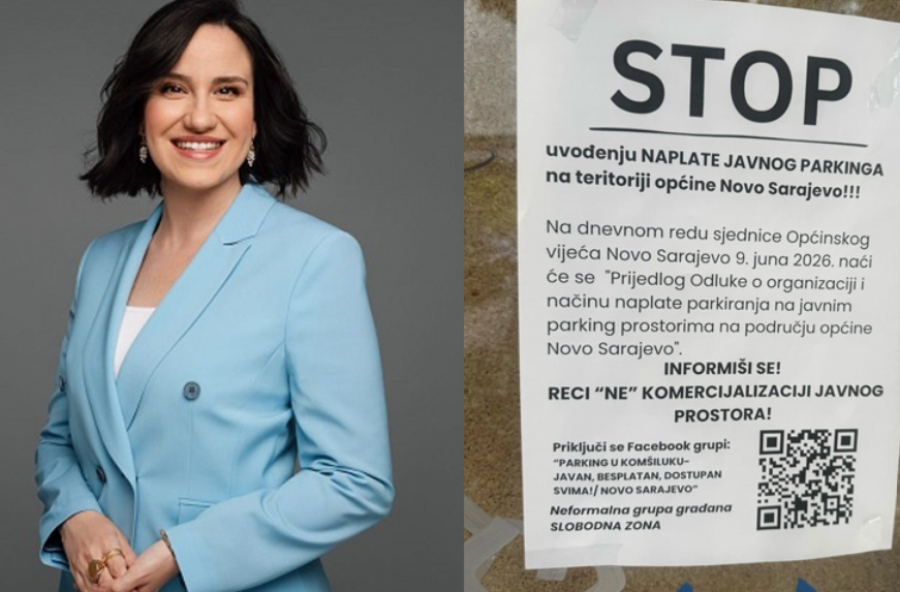 INCIJATIVA KOJA JE IZAZVALA REVOLT GRAĐANA: Benjamina Karić želi naplaćivati javni parking u Novom Sarajevu