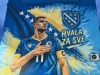 RAZGLEDNICA ZA SVJETSKO PRVENSTVO: Mural Edina Džeke privlači pažnju