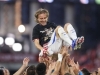 ISPISAO POVIJEST: Modrić ušao u 'Klub 200', suigrači ga bacali u zrak...