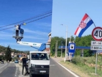 ČIJA JE OVO DRŽAVA: U Čapljini nedavno skidali zastave Bosne i Hercegovine, jutros osvanule zastave susjedne zemlje...