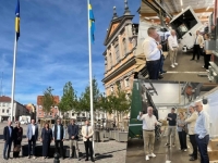U ŠVEDSKOJ SE ZAVIJORILA ZASTAVA BiH: Ambasador BiH Bojan Šošić i gradonačelnica Kalmara Dženita Abaza za 'SB' –'Bosanski radnici daleko najbolji od svih...'