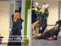 JEZIVE SCENE KOJE SU ZGROZILE EVROPU: Pogledajte trenutak kada policajac baca TRUDNICU na pod i vuče je za kosu! (VIDEO)