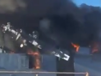 UKRAJINSKI UDAR DUBOKO U RUSIJI: Procurio snimak teškog oštećenja ruskog ratnog broda (VIDEO)