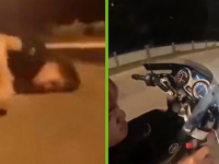 KAMERA ZABILJEŽILA NESTVARNU SCENU: Muškarac pri ogromnoj brzini pao s motora na lice, a ono što je uslijedilo djeluje prosto nemoguće (VIDEO)