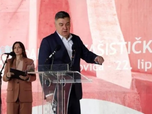 ZORAN MILANOVIĆ NA DANU ANTIFAŠISTIČKE BORBE: 'Neke velikane nazivaju zločincima, onda je i Tuđman među njima'
