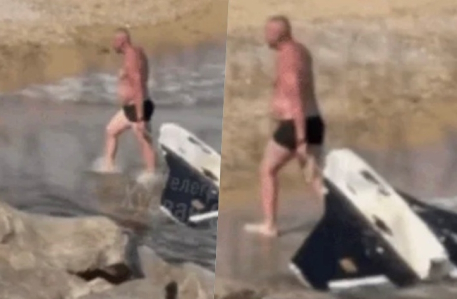 NESTVARNI PRIZORI S PLAŽE: Pogledajte šta čovjek i