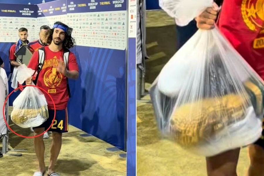 SNIMAK MARCA CUCURELLE POSTAO HIT: Navijači mislili da trofej Svjetskog prvenstva nosi u vreći za smeće (VIDEO)