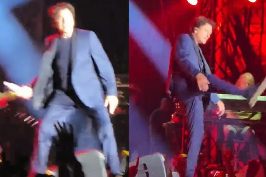 ČOLA PREKINUO KONCERT, PA POLIO PUBLIKU VODOM I IZ SVE SNAGE ŠUTNUO FLAŠICU: Snimak iz Trebinja izazvao haos na mrežama
