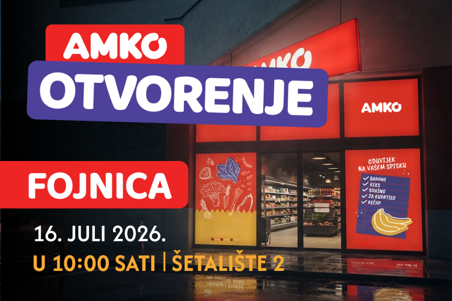 FOJNICA DOBIJA NOVO MJESTO ZA SVAKODNEVNE KUPOVINE, DRUŽENJE I MALE ŽIVOTNE RADOSTI: Stiže Amko market