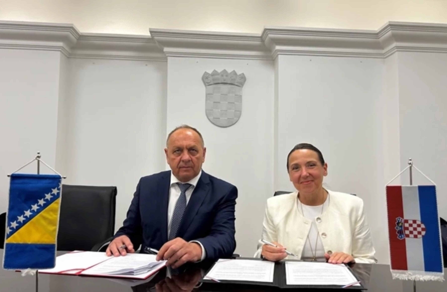 ZA MEDICINSKO ZBRINJAVANJE HRVATSKIH DRŽAVLJANA: Hrvatska ministrica zdravstva i ministar zdravstva FBiH potpisali sporazum o saradnji u hitnoj medicini