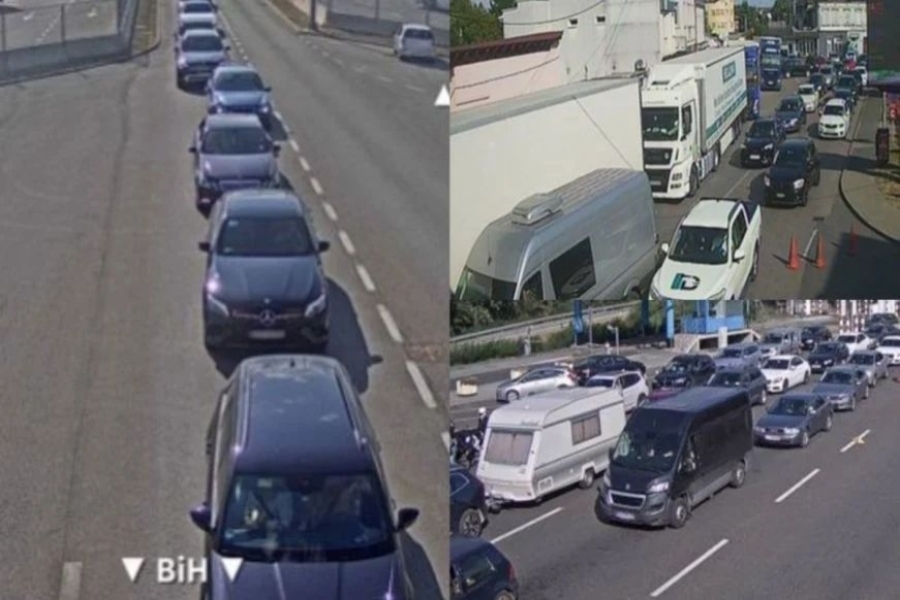 RADOVI NA VIŠE DIONICA I KOLONE NA NEKOLIKO GRANIČNIH PRIJELAZA: Evo gdje su najduža zadržavanja