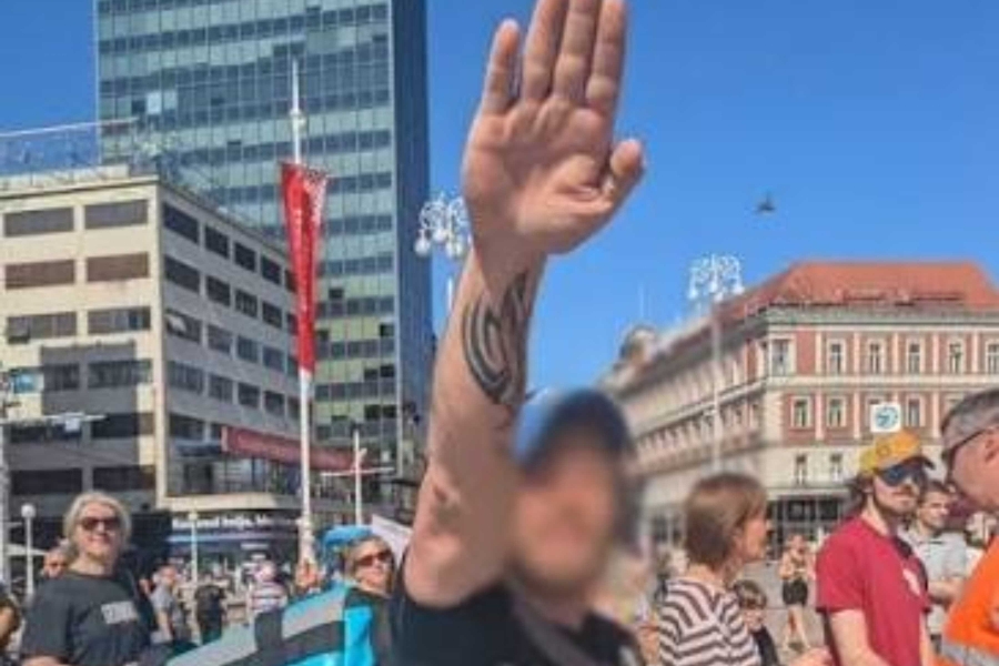 NACISTIČKI ISPAD U CENTRU ZAGREBA: Vrijedao građane i uzvikivao ime Adolfa Hitlera... (VIDEO)
