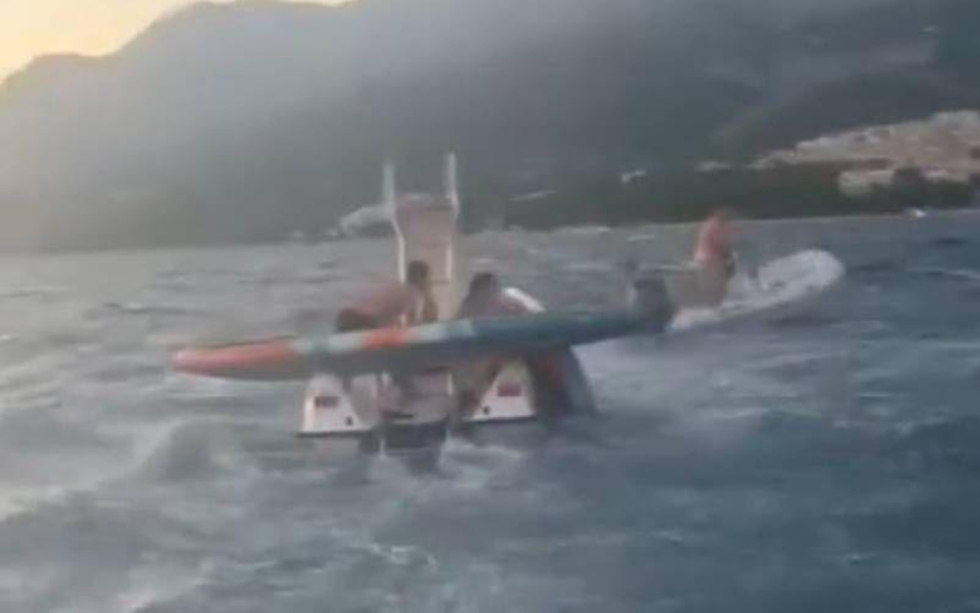 DRAMA KOD MAKARSKE: Ukrajinci nisu mogli do djece koju je na pučini nosila jaka bura, a onda su se umiješali lokalci... (VIDEO)