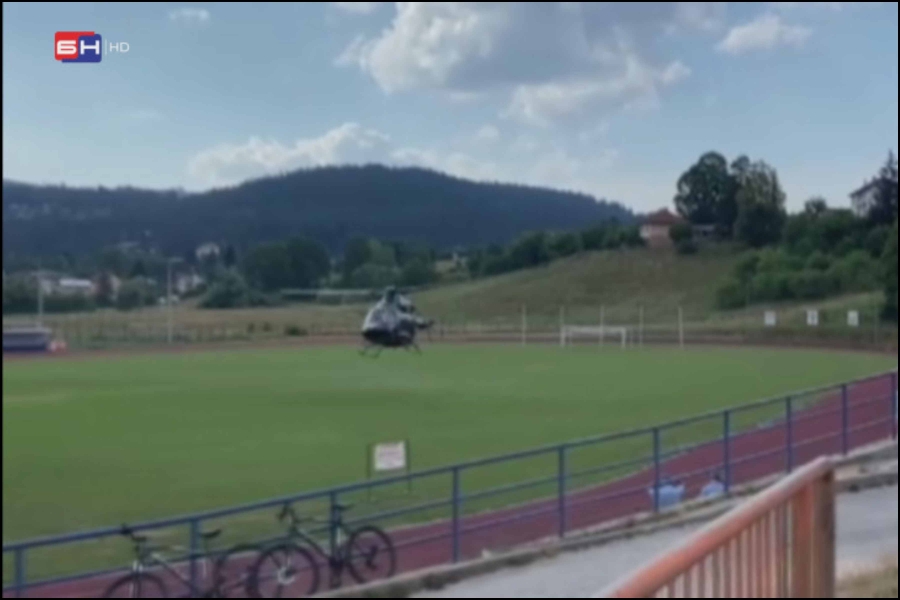 NEVIĐENA BAHATOST: Dodik stigao na Pale u helikopteru na kojeg nema pravo (VIDEO)