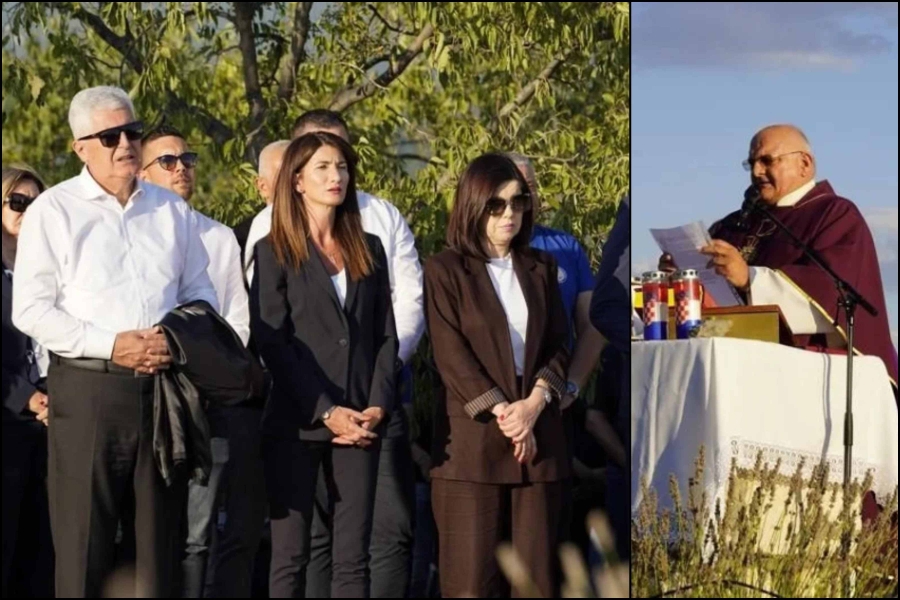 PUKLA BRUKA U HERCEGOVINI: Svećenik pred okupljenim narodom ponizio Dragana Čovića i njegove HDZ-ovce... (VIDEO)
