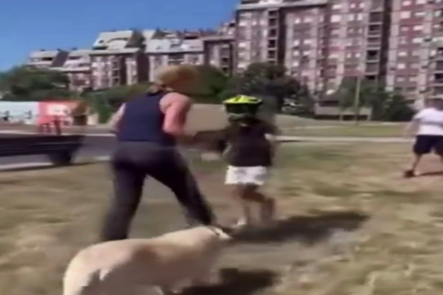 'HOĆEŠ DA TE UBIJEM?': Isplivao snimak koji je zgrozio region – Žena na povocu vodila psa, pa napala dječaka na biciklu (VIDEO)