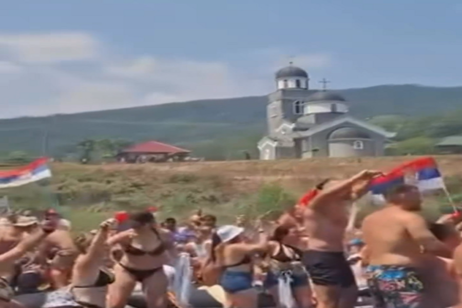 'NE VOLIM TE ALIJA' ODJEKIVALO DRINOM: Zastrašujuće nacionalističko orgijanje na regati u Bajinoj Bašti (VIDEO)