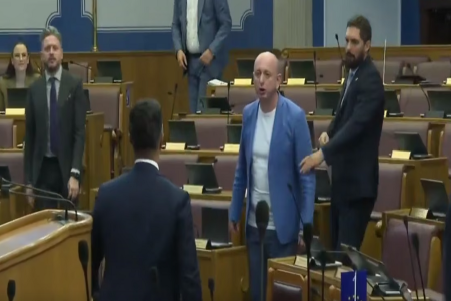 SVAĐA ZBOG SUNČANJA NA PLAŽI PRERASLA U HAOS: Umalo fizički obračun u crnogorskom parlamentu (VIDEO)