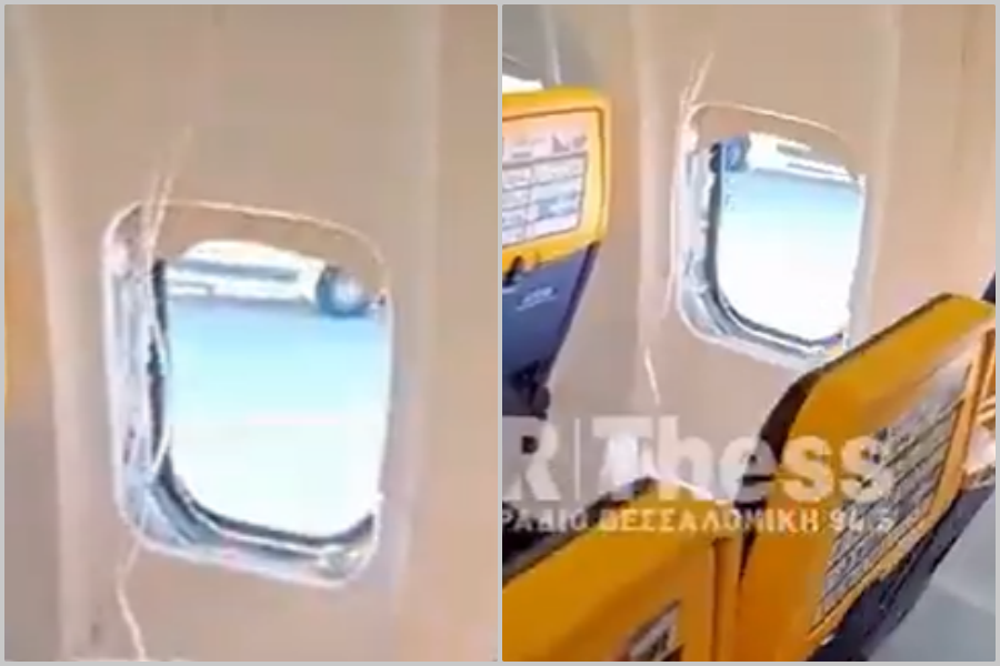 HOROR NA NEBU: Pukao prozor na avionu, putnici u zadnji čas spasili državljanina Srbije da ne izleti