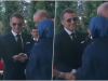 NEUGODNA SITUACIJA: Macron pokušao poljubiti ruku Erdoganove supruge, pogledajte njenu reakciju (VIDEO)