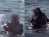 KRALJICA IMPROVIZACIJE: Nije imala masku za ronjenje pa se snašla... (VIDEO)