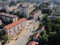 KORAK BLIŽE ZAVRŠETKU JUŽNE LONGITUDINALE: Pušten saobraćaj na dijelu raskrsnice u Novom Sarajevu, radovi se sele na drugu stranu (FOTO)