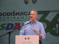 IZETBEGOVIĆ U ZENICI: 'Vlada Fadila Novalića riješila je svaki problem koji se pojavio'