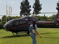 ĐINA DŽINOVIĆ UŽIVA U VELIKOM LUKSUZU: Helikopterom obišla Marbelju, na ramenu nosila preskupu torbicu
