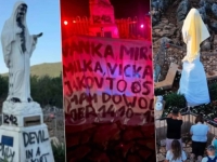 DRAMATIČNO U MEĐUGORJU: Jedan transparent potaknuo brojne špekulacije, objavljene potresne scene... (FOTO, VIDEO)