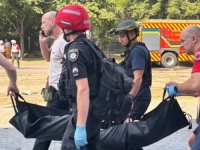 SNIMAK UŽASA STIŽE IZ UKRAJINE: Ljudi u bazenu u momentu udara drona u fitness centar (FOTO, VIDEO)
